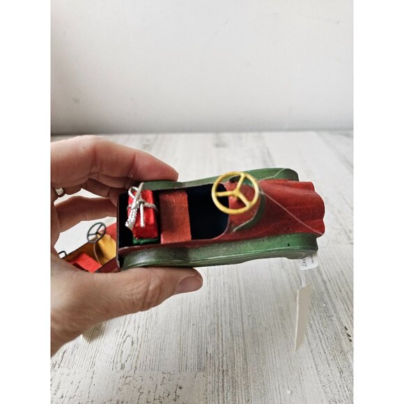 Fire flyer Red Rover metal car fire truck ornament set Xmas tree - Picture 7 of 11